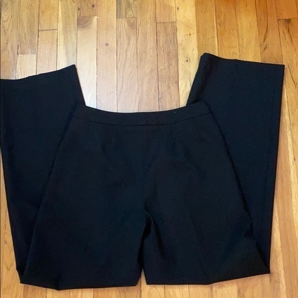 Eddie Bauer stretch black pants wide bottom size 6 - Picture 2 of 8